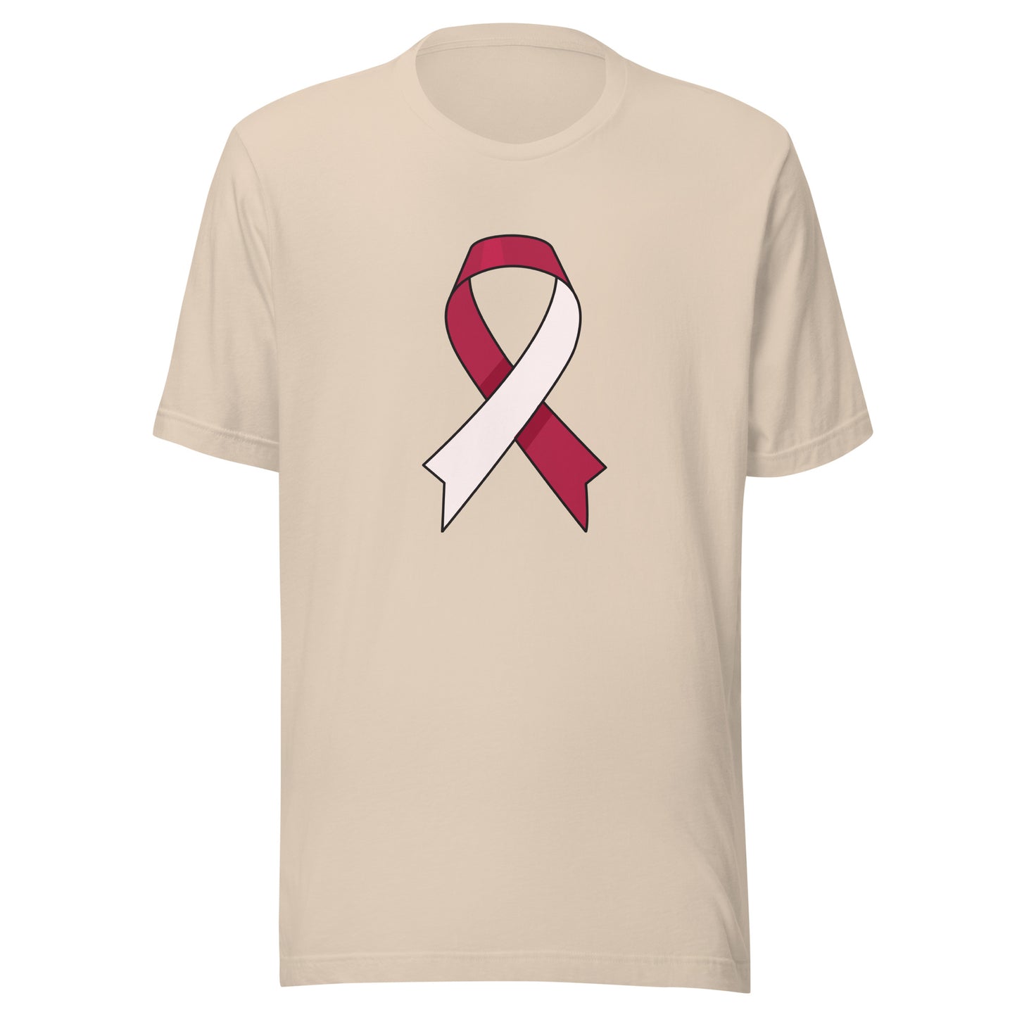 Big Burgundy and White Ribbon