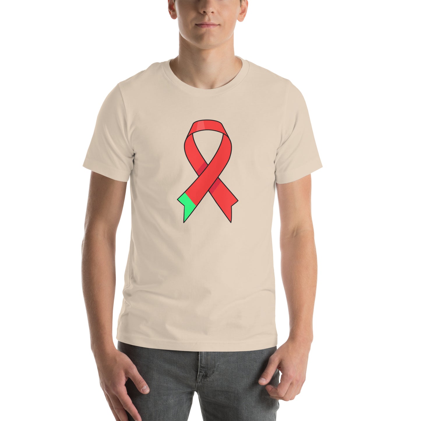 Big Green and Red Ribbon