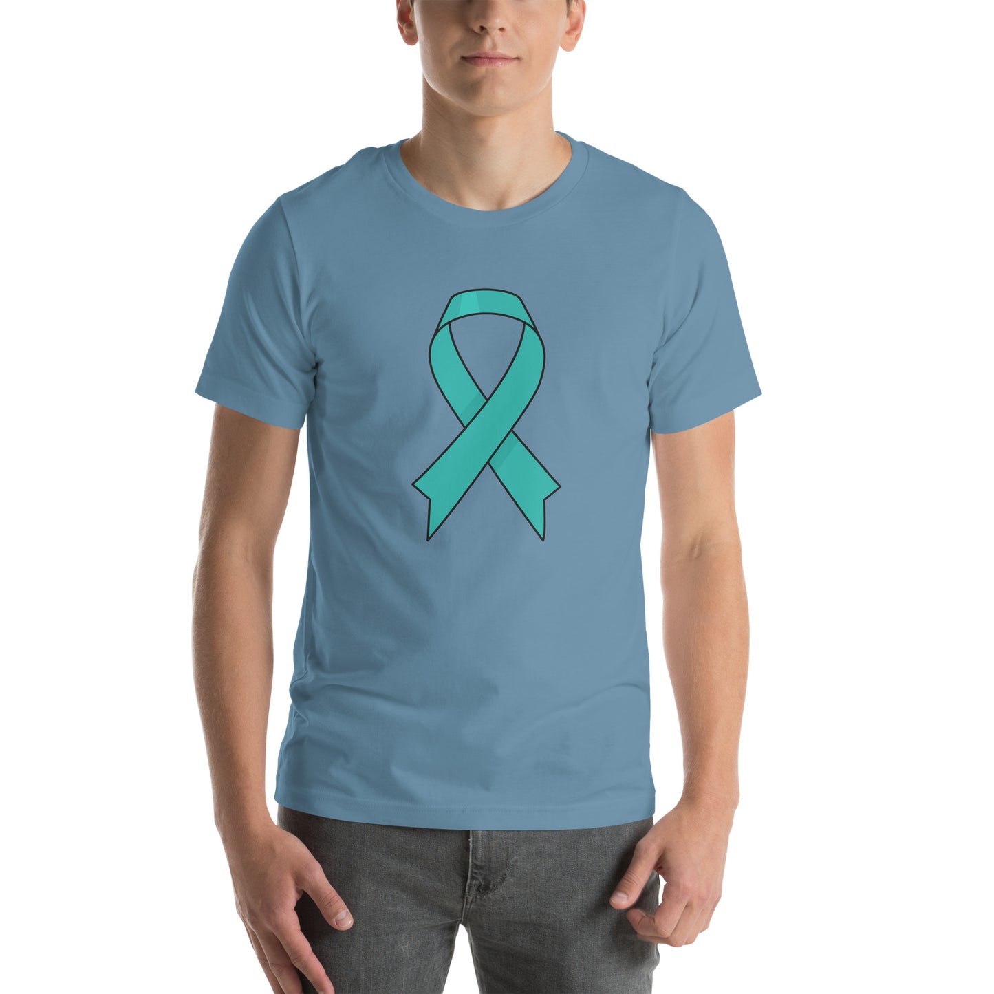 Big Teal Ribbon