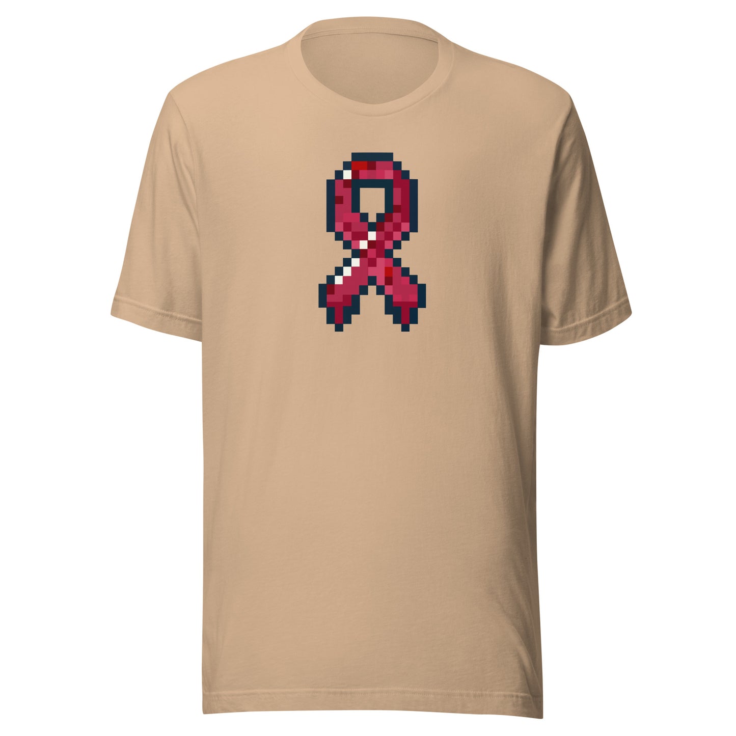 Burgundy Pixel Ribbon