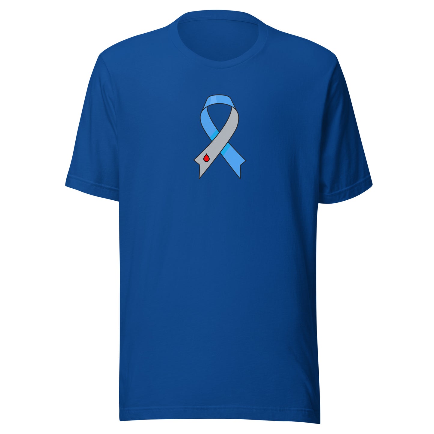 Blue and Gray Ribbon