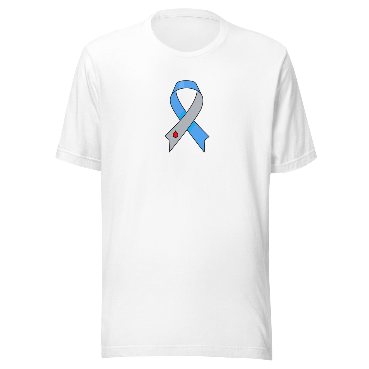 Blue and Gray Ribbon