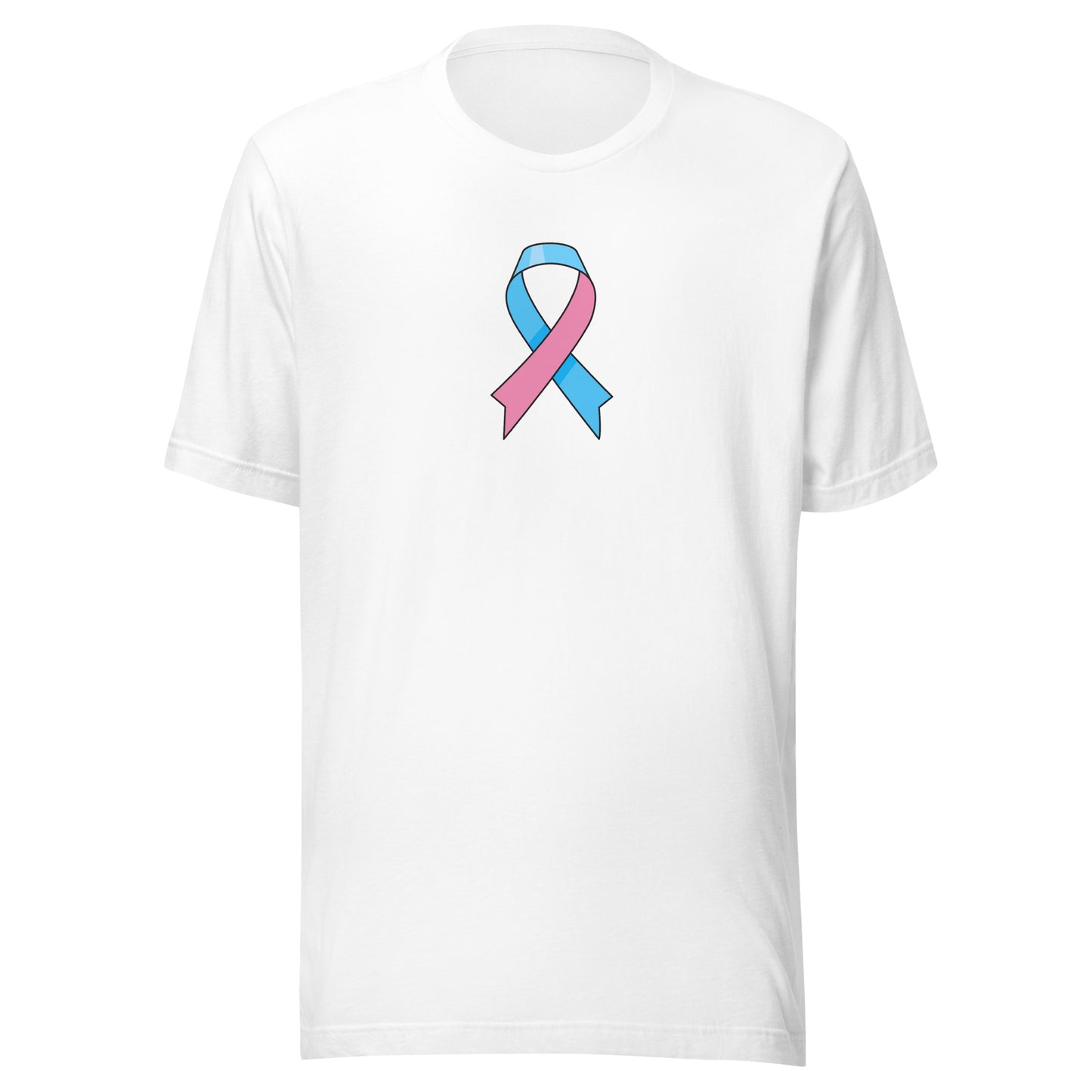 Blue and Pink Ribbon