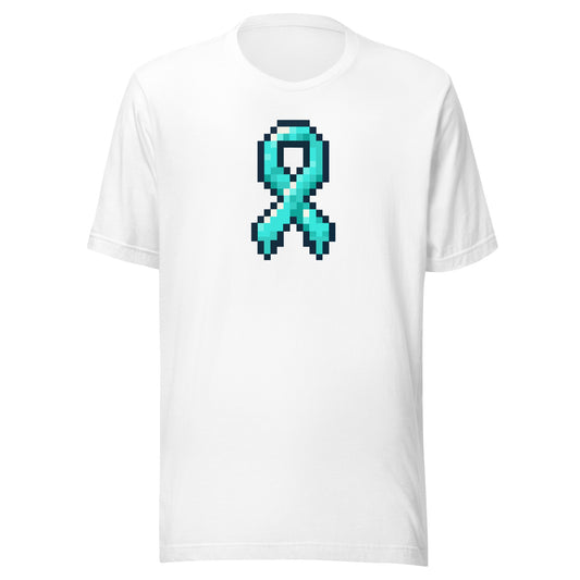 Turquoise Pixel Ribbon