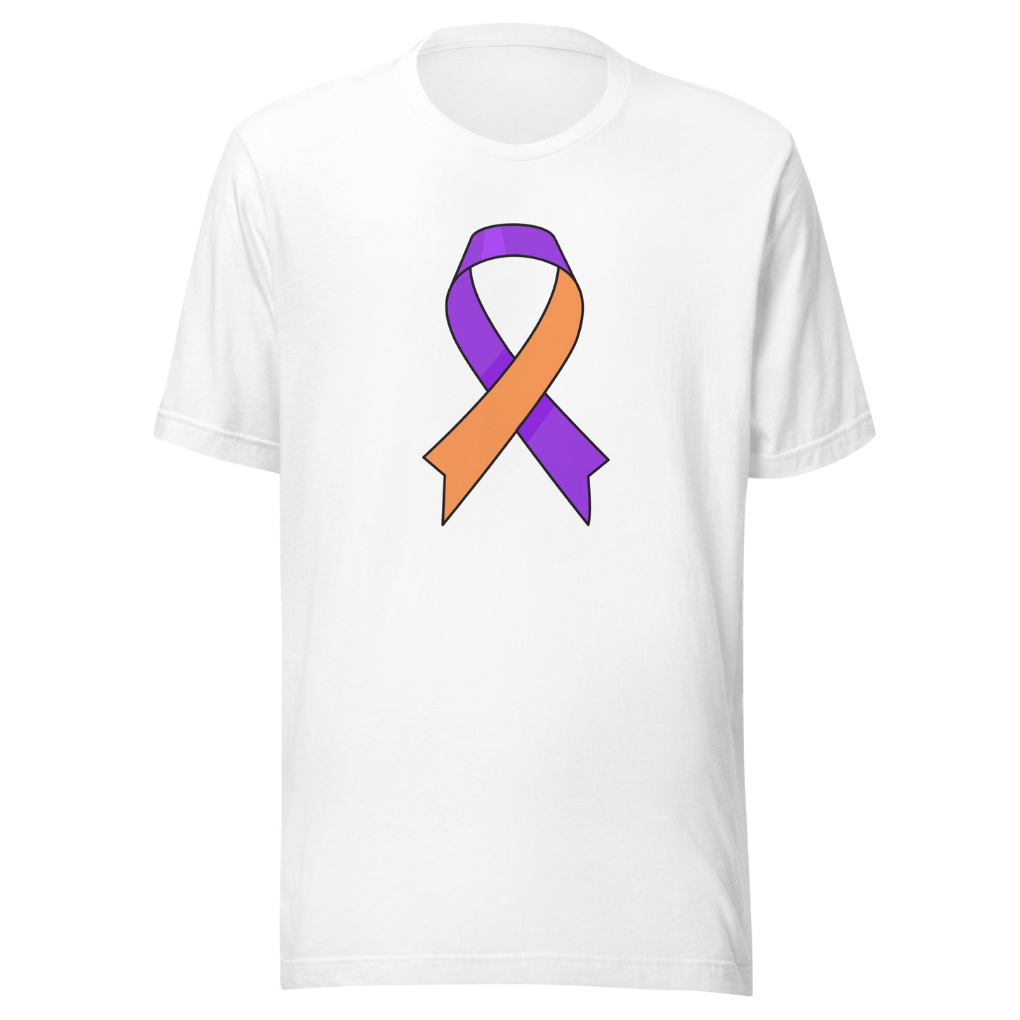 Big Purple and Orange Ribbon