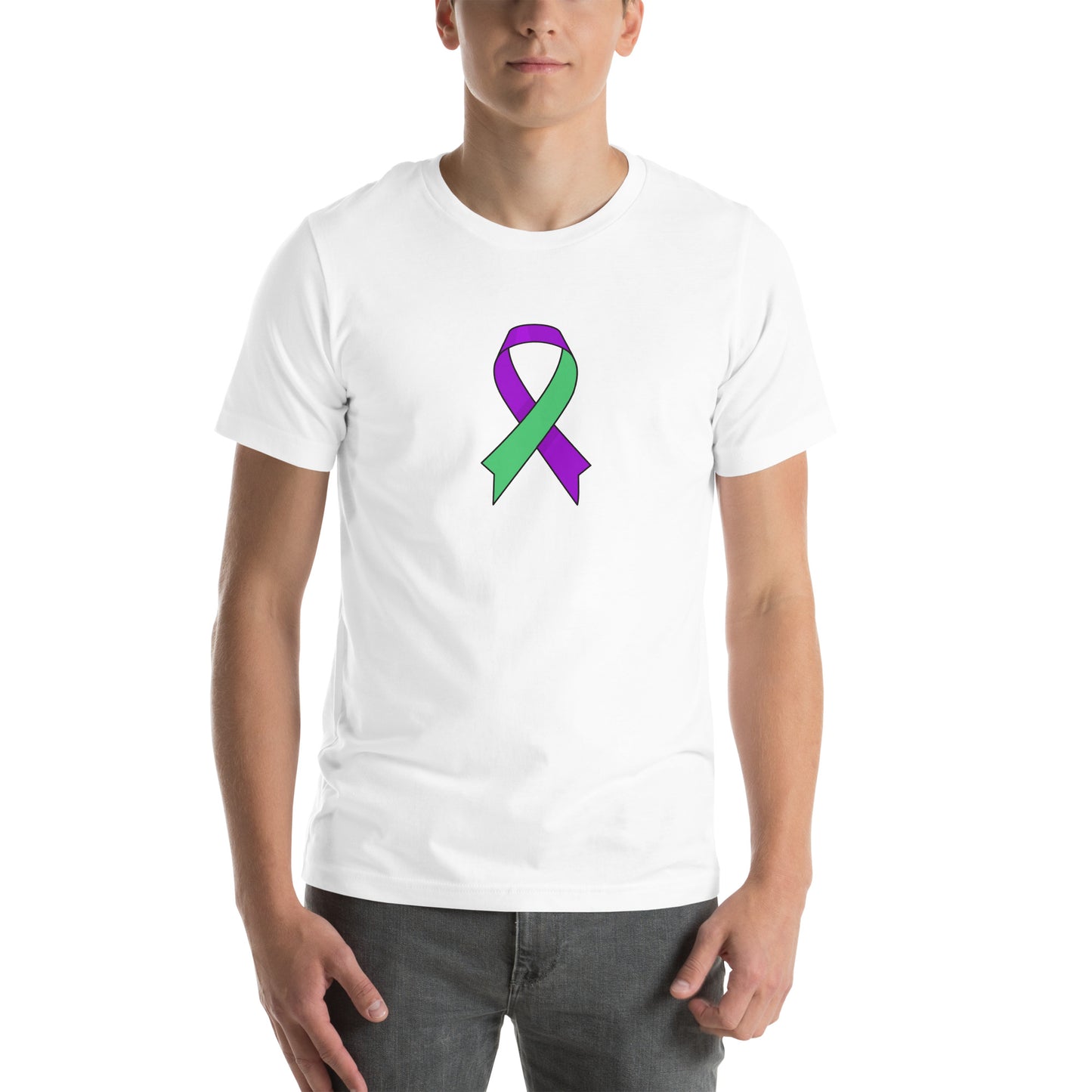 Green and Purple Ribbon