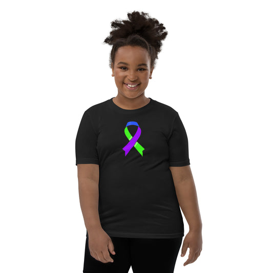 Blue Green and Purple Ribbon Youth