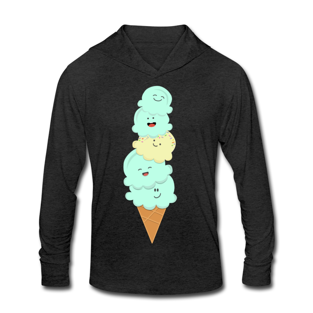 Mint Ice Cream Scoops - heather black