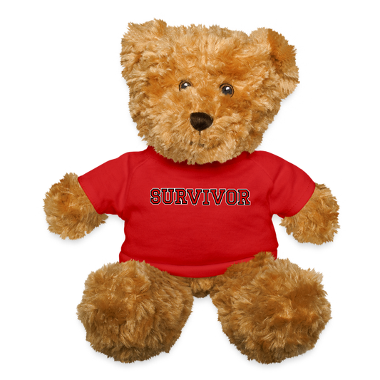 Teddy Bear Survivor - red